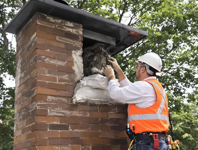 Humane removal of debris and animals by Westport Chimney Sweep in Westport, MA