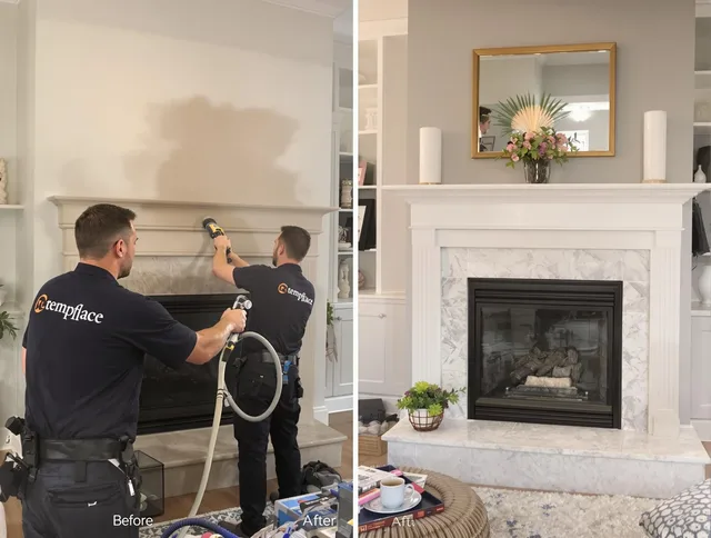 Professional soot removal by Westport Chimney Sweep team in Westport, MA